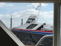 Powered down - view from Southsea Hoverport arrivals lounge